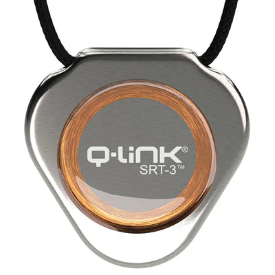 Q-Link Flower of Life Stainless Steel SRT-3 Pendant