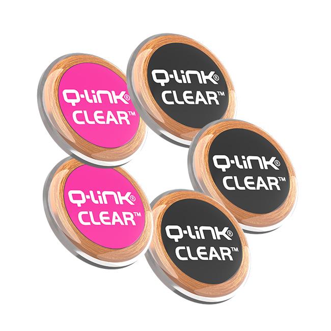 Black and Pink Clear 5 Pack by Q-link